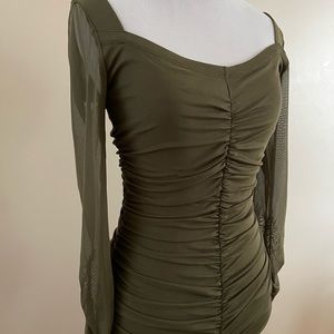 Brand new olive green dress
